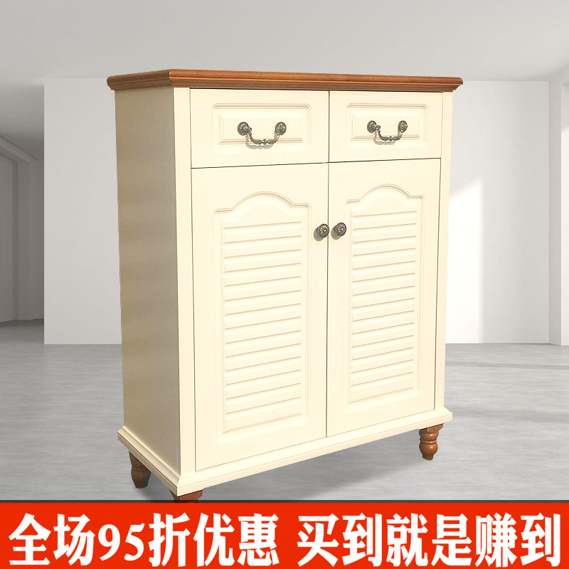 实木鞋柜可定制门厅玄关薄储物柜美式乡村地中海北欧客厅阳台家具在类目 住宅家具, 柜类, 鞋柜中 - 来自Buy2taobao.com提供专业的淘宝代购服务