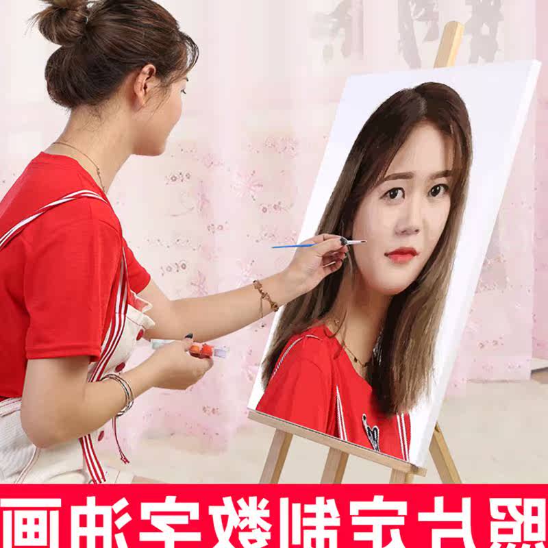 数字油画定制照片diy手工自绘填色减压画人物情侣订制油彩画在类目 家居饰品, 装饰画, DIY/数字油画中 - 来自Buy2taobao.com提供专业的淘宝代购服务