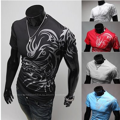 Fashion style printed crew neck short sleeve t-shirt短袖T恤在类目 个性定制/设计服务/DIY, 服饰箱包定制, 服装定制, 工作服/校服/商务服定制中 - 来自Buy2taobao.com提供专业的淘宝代购服务