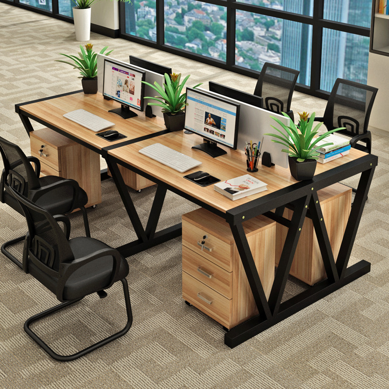 new pattern Staff member Desk 4 Tables and chairs combination Simplicity Desktop The computer table Screen deskin the Business/Office Furniture , Office Furniture , Desk , Office Computer Desk category - from Buy2taobao.com to provide professional Taobao agent buy service