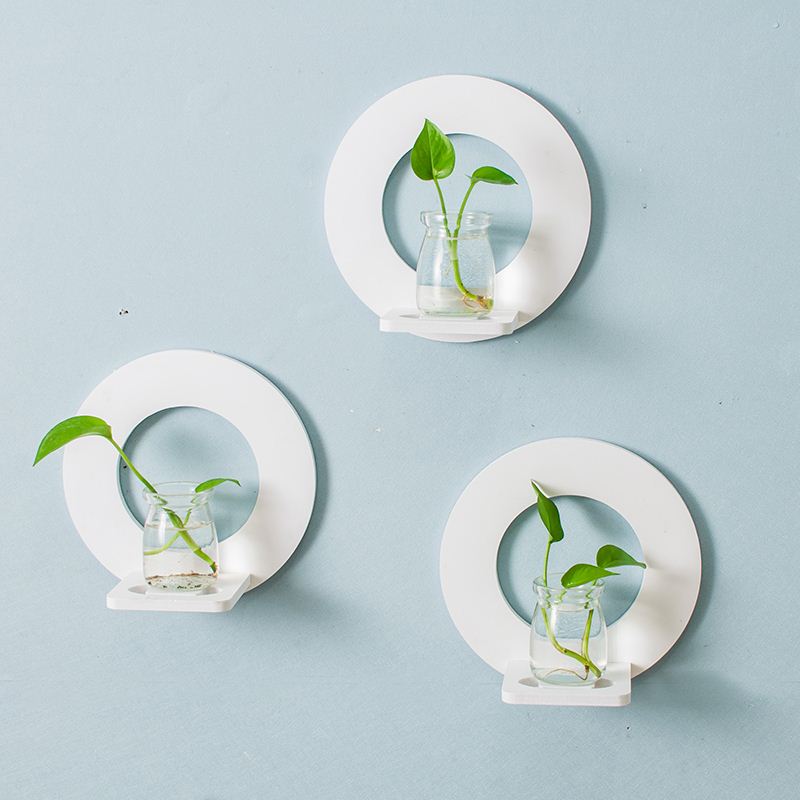 Wall hangings bedroom metope wall ornament originality Home Furnishing Wall hanging Hydroponic glass vase Wall hanging Flower potin the Home accessories , Mural category - from Buy2taobao.com to provide professional Taobao agent buy service