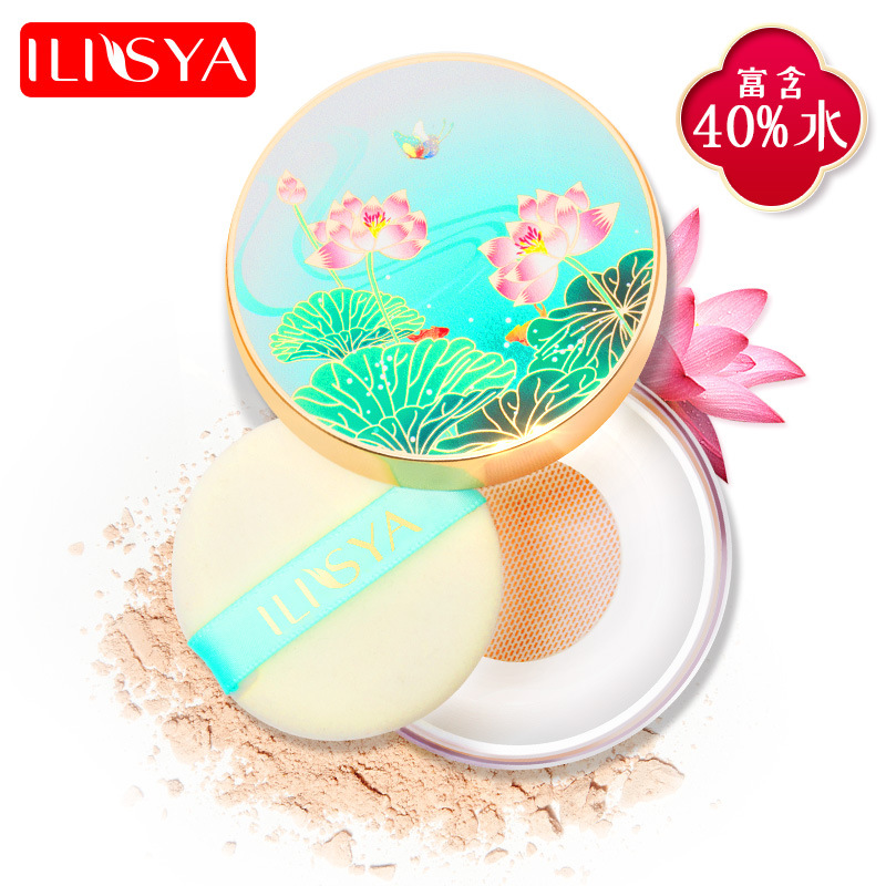 ILISYA水散粉定妆粉控油持久遮瑕养肤提亮肤色隐形毛孔蜜粉|msdalam kategori Alat solek/minyak wangi/kecantikan, serbuk/serbuk longgar - dari Buy2taobao.com untuk memberikan perkhidmatan ejen Taobao profesional membeli