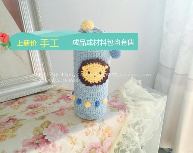 V家手工坊 超萌防滑防护毛线手卡通工杯套DIY材料包 非成品|msdalam kategori pinggan mangkuk, Cup/cawan/cerek, Mug - dari Buy2taobao.com untuk memberikan perkhidmatan ejen Taobao profesional membeli