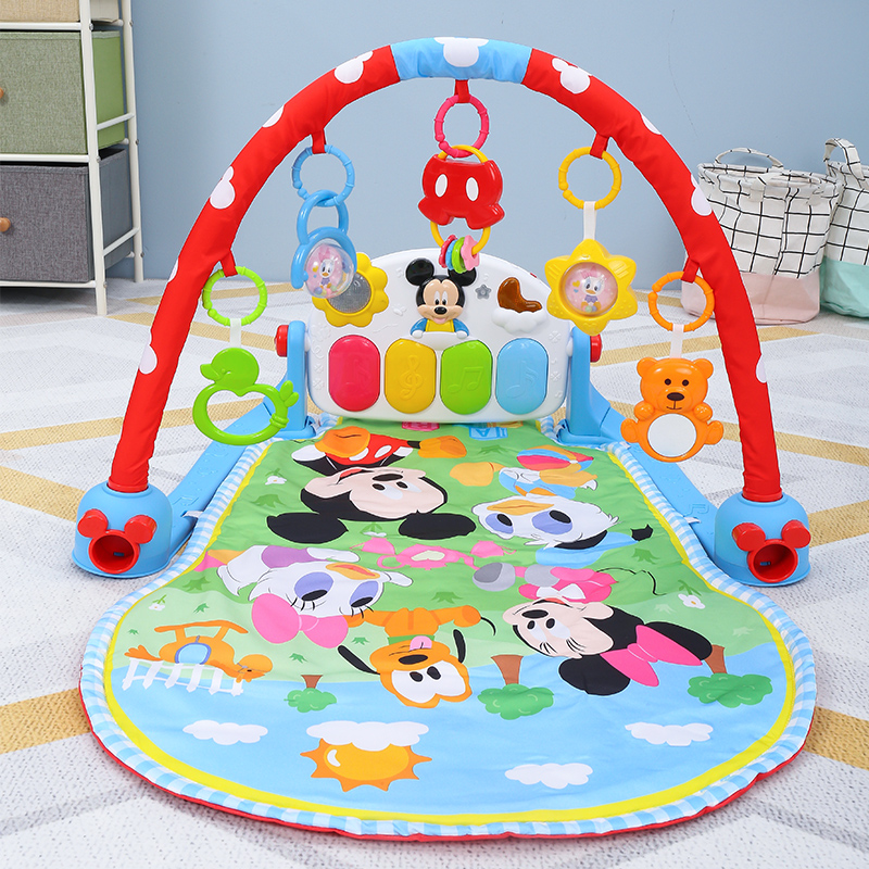 【迪士尼正版】婴儿脚踏钢琴健身架音乐游戏毯早教宝宝玩具在类目 玩具/童车/益智/积木/模型, 幼儿爬行/学步/健身, 婴儿健身器中 - 来自Buy2taobao.com提供专业的淘宝代购服务