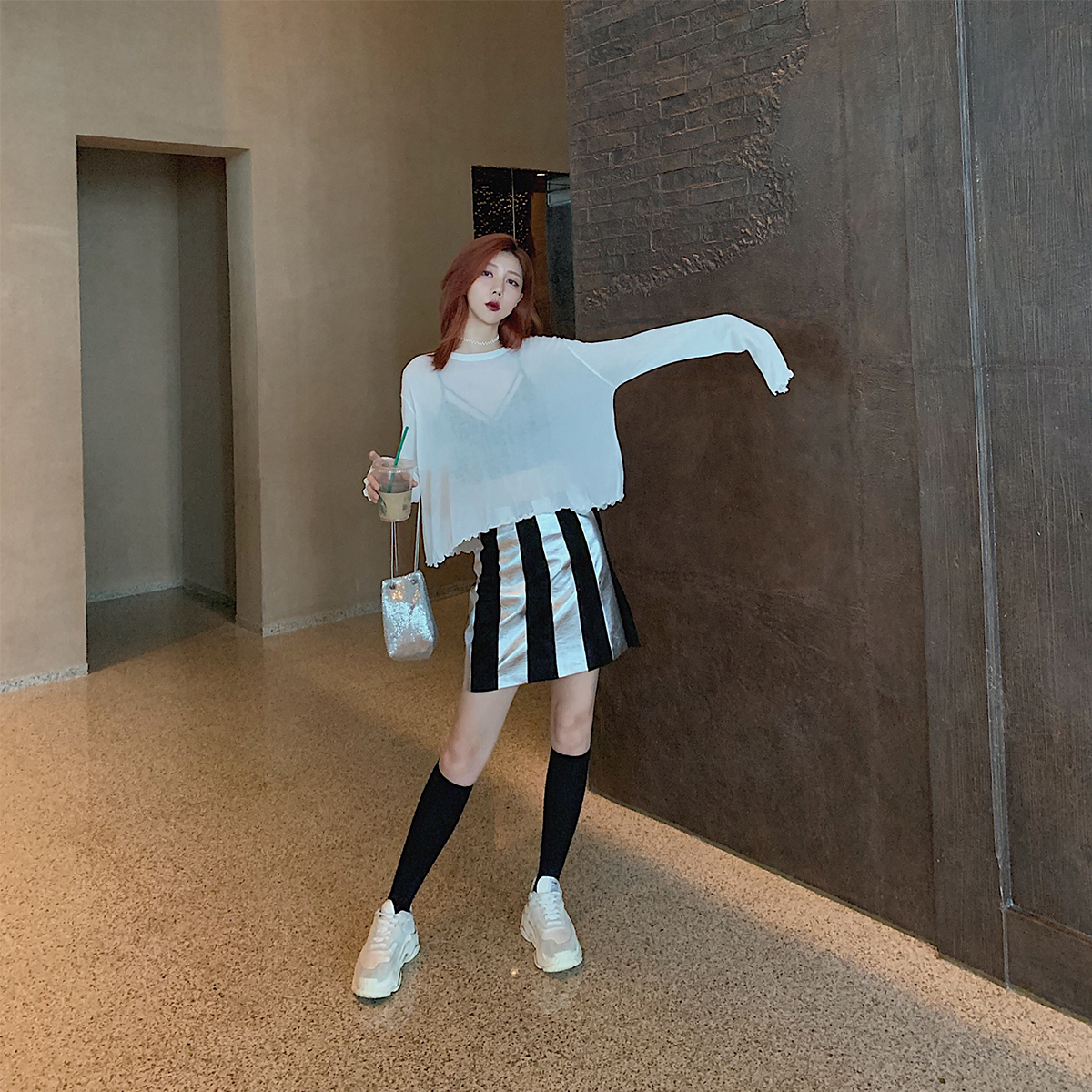 【06/16AM00:00 上新】现货100件 的士高拼接短裙|msdalam kategori Butik wanita / wanita, skirt - dari Buy2taobao.com untuk memberikan perkhidmatan ejen Taobao profesional membeli