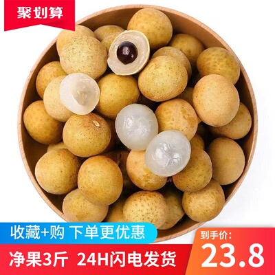 泰国进口龙眼3斤新鲜当季水果桂圆应季去枝净果热带水果批发包邮