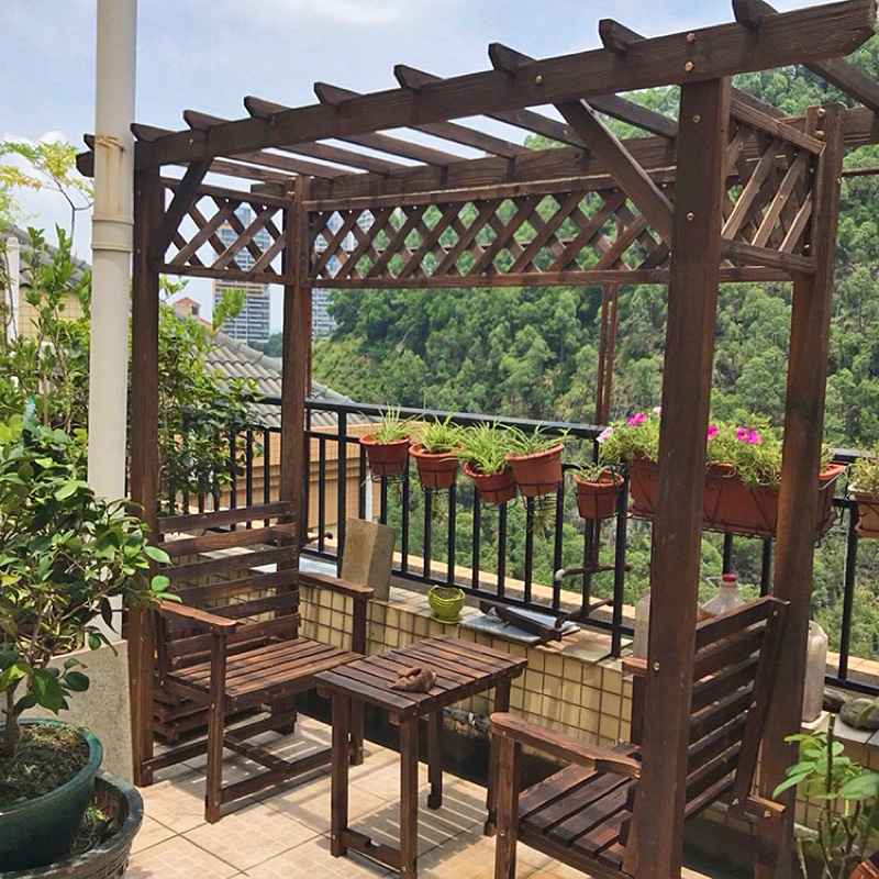 Countryside Assemble Agritainment Farm House household Pergola tea table Single chair Flower art Gallows Vinein the Flower delivery/Flowers simulation/Plants gardening , Gardening supplies , Large fence/Fences category - from Buy2taobao.com to provide professional Taobao agent buy service