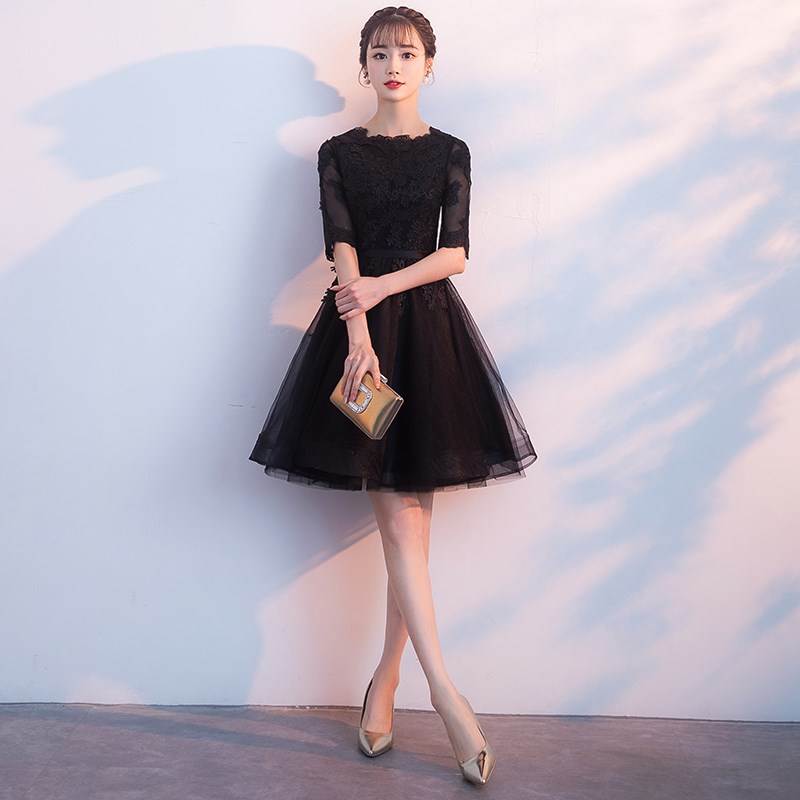 年会晚礼服女2019新款夏宴会派对礼服裙简单大方小礼服连衣裙洋装在类目 女装/女士精品, 婚纱/旗袍/礼服, 礼服/晚装中 - 来自Buy2taobao.com提供专业的淘宝代购服务