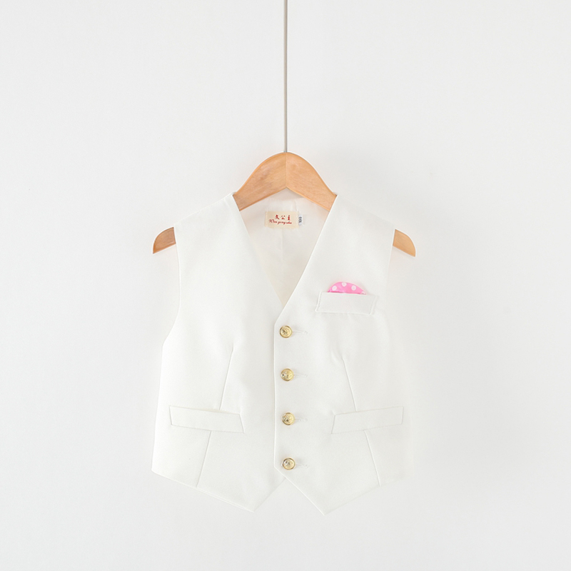 儿童白色马甲男童女童背心马夹花童礼服中大童学生校服演出服外套|msdalam kategori Kanak-kanak/Bayi/Keluarga dipasang, Vest - dari Buy2taobao.com untuk memberikan perkhidmatan ejen Taobao profesional membeli