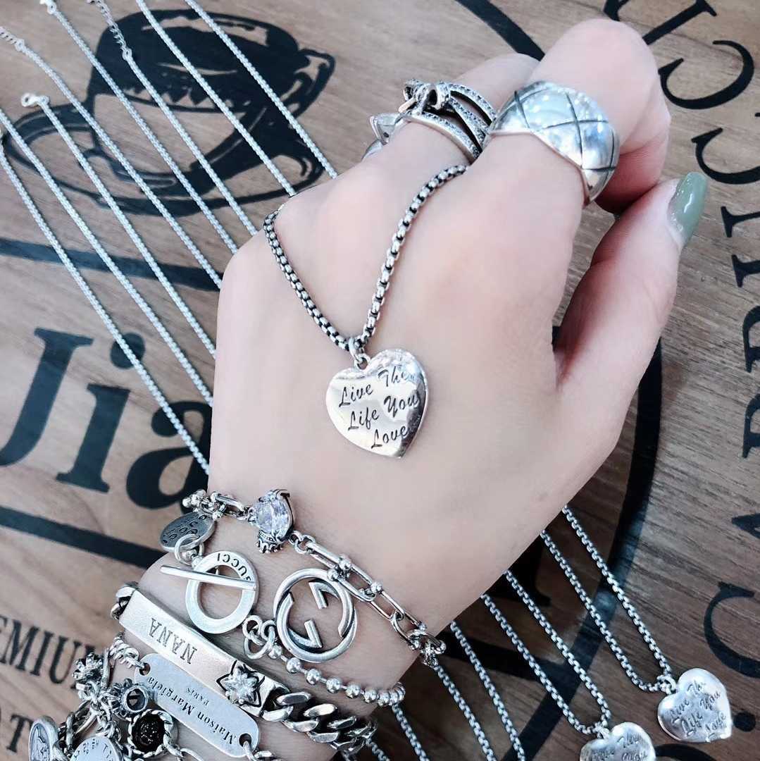 Korean order Thai 925 Sterling Silver love have more cash than can be accounted for Necklace sweater chain fashion collocation Versatile personality giftin the Accessories/Fashion Jewelry, Necklace category - from Buy2taobao.com to provide professional Taobao agent buy service