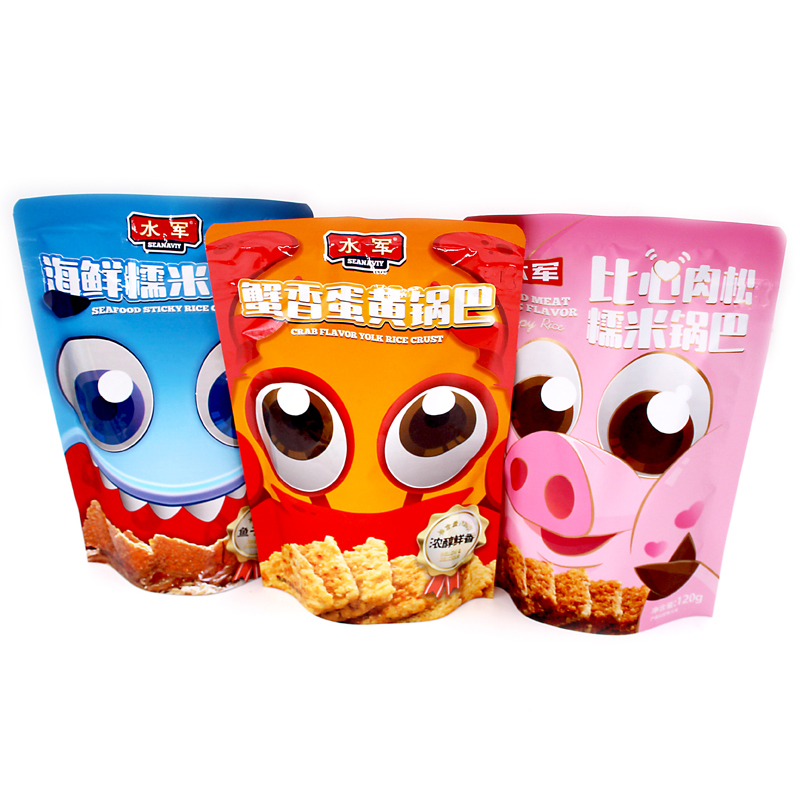 Navy Yolk Guoba Seafood Glutinous rice Guoba dried meat floss Glutinous rice Guoba snacks 120 3 gram bagin the Snacks/Nuts/Specialty , Biscuit/Popped , Expanded Food category - from Buy2taobao.com to provide professional Taobao agent buy service