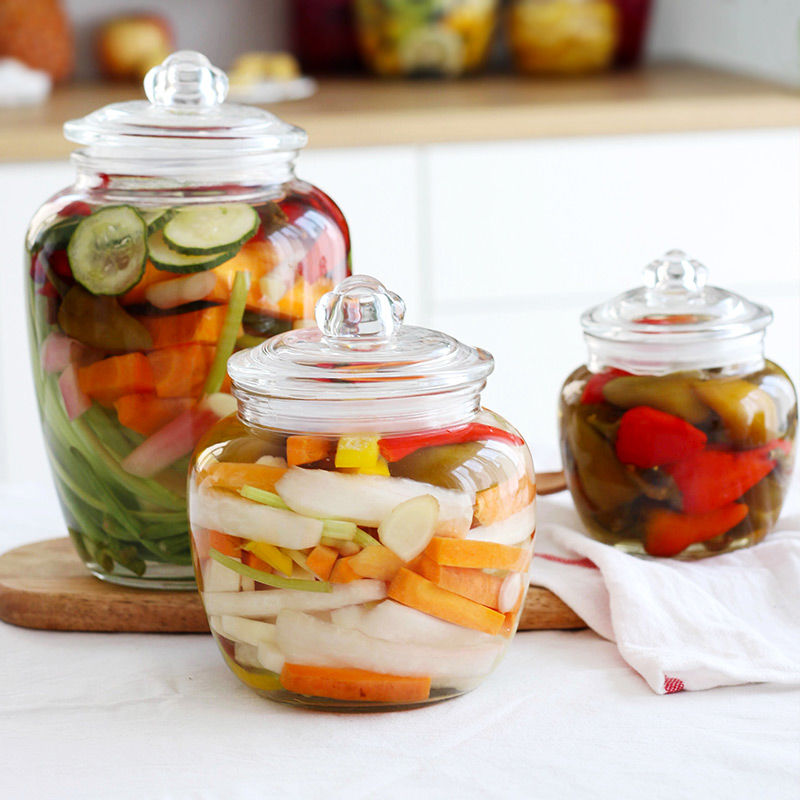 Glass bottles Storage tank Canister lemon Pickle jar seal up Enzyme Storage Bottles Kitchenin the Home accessories , Decorative items , Storage tank category - from Buy2taobao.com to provide professional Taobao agent buy service