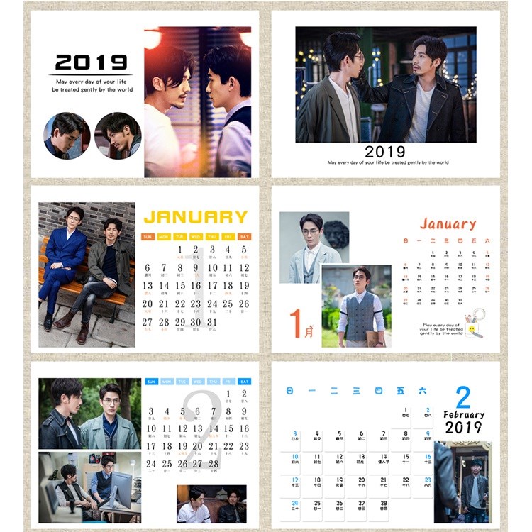 朱一龙 白宇 镇魂台历 2019桌面台历日历 8寸台历 可定制在类目 个性定制/设计服务/DIY, 日用/装饰定制, 个性台历/年历, 台历中 - 来自Buy2taobao.com提供专业的淘宝代购服务