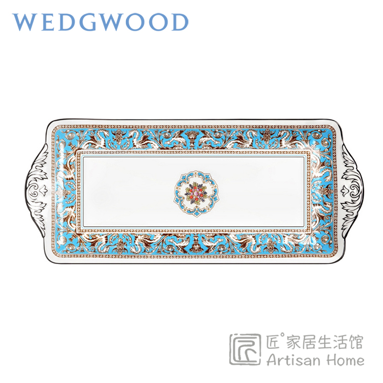 现货英国进口Wedgwood佛罗伦萨骨瓷三明治盘丝绸之路点心盘长托盘|msdalam kategori dapur/memasak Appliances, memasak Appliances, lain - dari Buy2taobao.com untuk memberikan perkhidmatan ejen Taobao profesional membeli