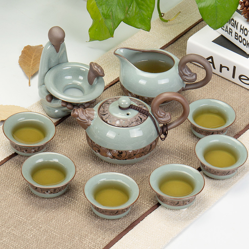 簡質 中式複古喝茶茶具哥窯茶壺功夫茶杯套裝創意冰裂泡茶器整套在類目 餐飲具, 茶具, 功夫茶具中 - 來自Buy2taobao.com提供專業的淘寶代購服務