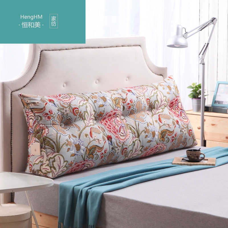 Beauty Bedside backrest triangle Bed by sofa Cushion Large Pillows The bed Pillow Spring and summerin the Home Fabric , Pillow/Pillow category - from Buy2taobao.com to provide professional Taobao agent buy service