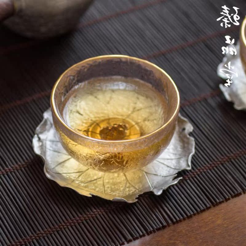 manual Coaster Japanese Cup holder Tea ceremony parts Saucer To fake something antique Retro Retro Metal Saucerin the Tableware , Cup/Cups/Kettle , Coaster  category - from Buy2taobao.com to provide professional Taobao agent buy service