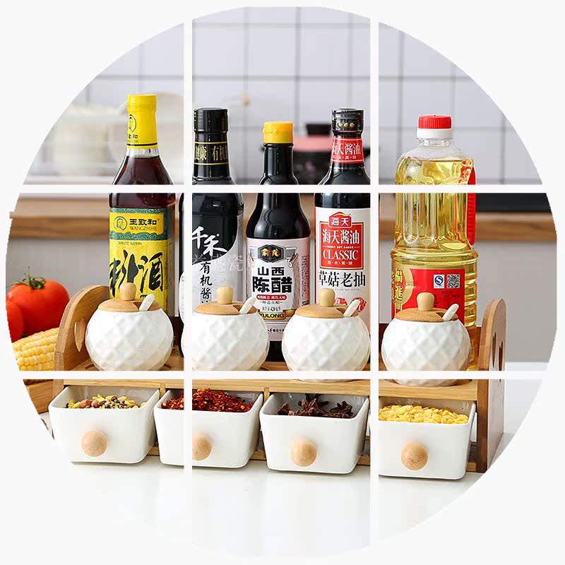 originality ceramics Seasoning Box suit Kitchen appliance Sauce pot Condiments Salt shaker storage box household suitin the Kitchen/Cooking utensils , Kitchen Gadgets/Kitchen storage , Storage jars/Kitchen storage containers , Seasoning bottles category - from Buy2taobao.com to provide professional Taobao agent buy service