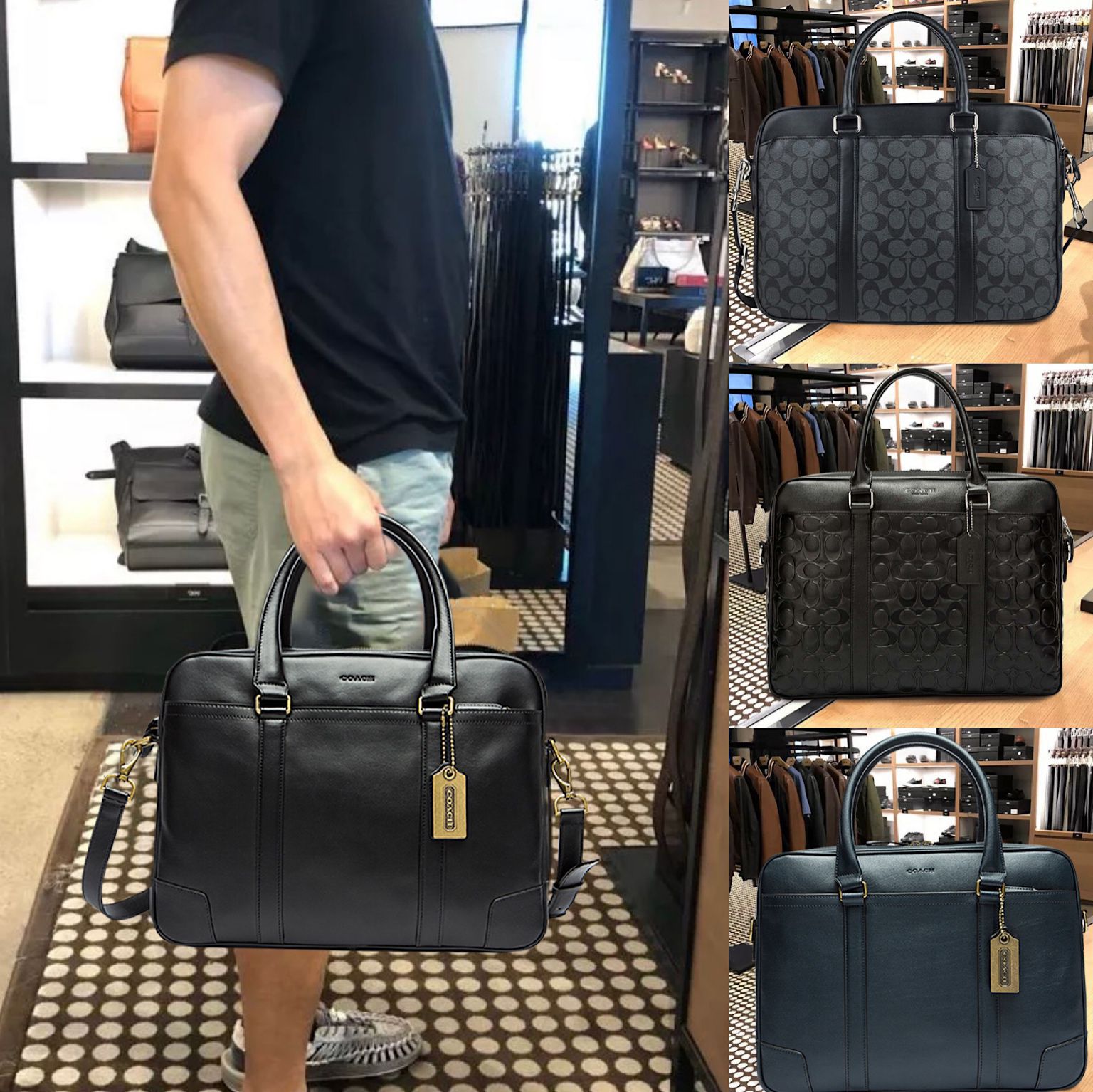 新款COACH/蔻驰男包单肩斜跨手提包 真皮商务电脑休闲公文包70901|msdalam kategori Toy/bayi/teka-teki/blok bangunan/model, pakej kanak-kanak/Backpack/beg, beg Messenger/beg/Pocket - dari Buy2taobao.com untuk memberikan perkhidmatan ejen Taobao profesional membeli