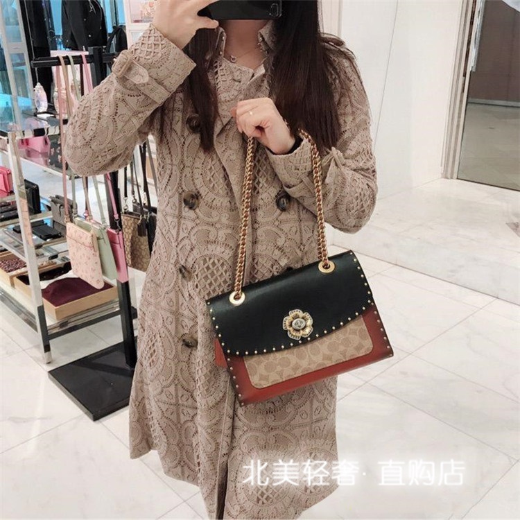 美国正品代购COACH蔻驰女包山茶花parker单肩斜跨链条包小方包|ruв категории игрушка/коляска/головоломка/блоки/модель, детей пакет/рюкзак/камера, сумка/сумка/карман - от Buy2taobao.com для оказания профессиональной услуги покупки агента Taobao