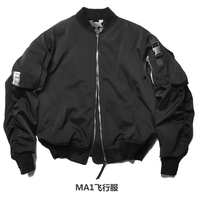 国潮棉衣冬季ma1飞行员夹克男 潮牌空军飞行服情侣棒球服宽松外套