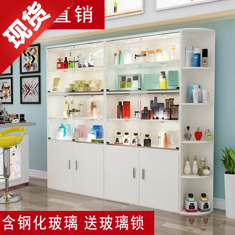 商用产品展示柜简约美容院柜子化妆品玻D璃门展柜货架立式透明带|ruв категории коммерческий/офисная мебель, полки/витрина, бутик - витрина/витрина - от Buy2taobao.com для оказания профессиональной услуги покупки агента Taobao