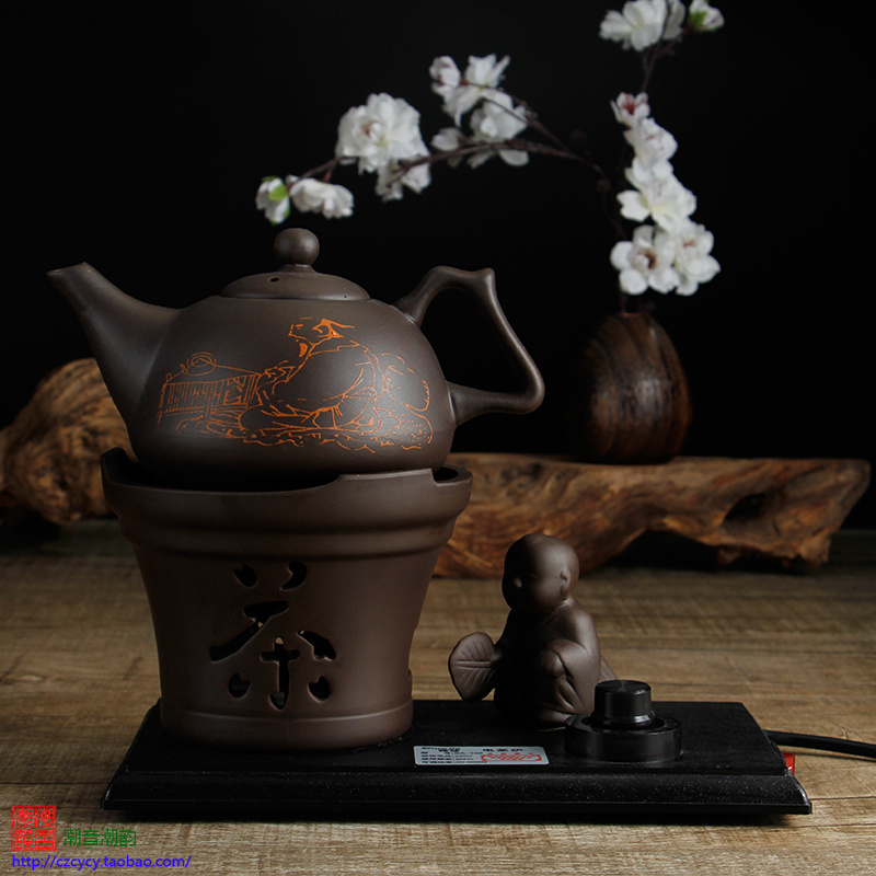 特价陶瓷电热水壶保温烧水煮黑茶器普洱工夫电茶壶铸铁板电热茶炉在类目 厨房电器, 电热水壶中 - 来自Buy2taobao.com提供专业的淘宝代购服务