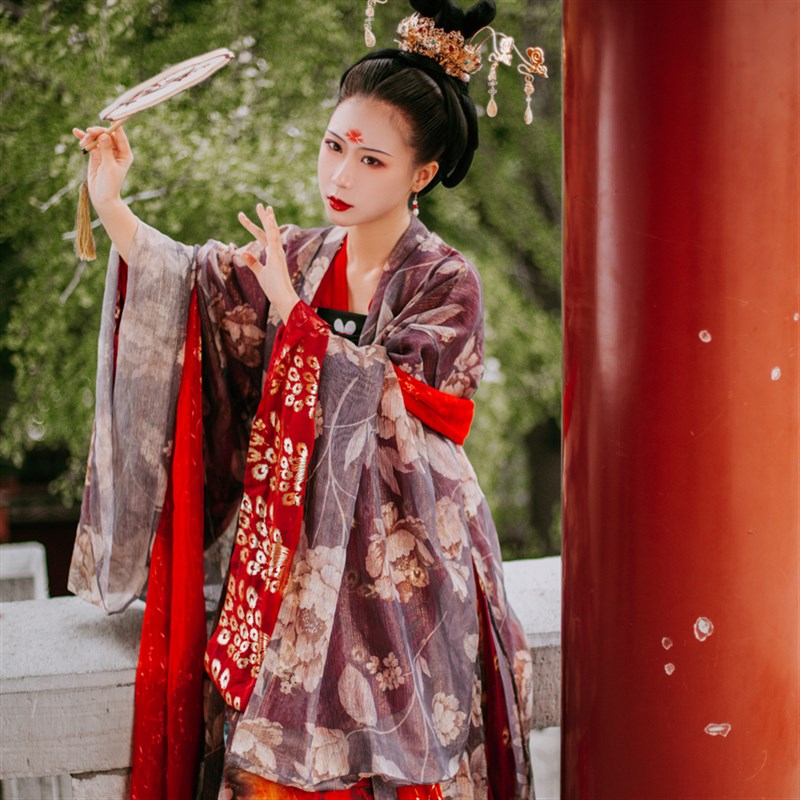 Rouge ancient costume Hanfu Winter clothes fairy Elegant fresh Elegant and quiet Ultra cents Improvement Wei-Jin period Ruskirt Chinese style suitin the Women's clothing/Boutique , Costume/National costume/Stage costumes , National costume/Costumes category - from Buy2taobao.com to provide professional Taobao agent buy service