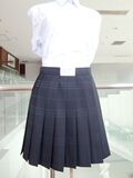 包邮 进口校服裙 学院派 日本青少年百褶裙半身裙格子 英伦风S-34