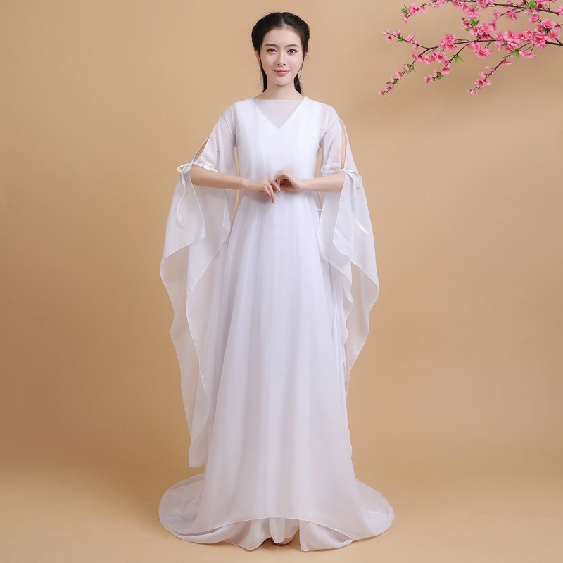 表演汉服群套装拖尾飘逸中国风传统日常仙女襦裙古筝演出服抹胸服在类目 女装/女士精品, 唐装/民族服装/舞台服装, 民族服装/舞台装中 - 来自Buy2taobao.com提供专业的淘宝代购服务