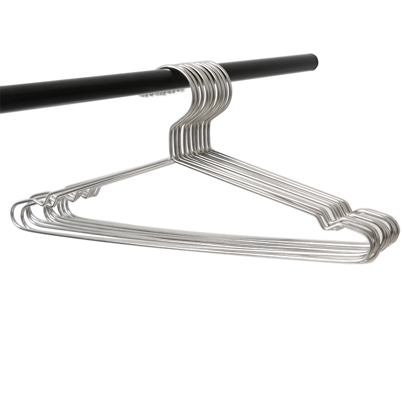 4MM Bold Stainless steel coat hanger household adult solid Drying coat hanger non-slip No trace Clothes rack Trouser stand Clothes hangingin the Storage consolidation , Wash clothing/Sun/Care Products , Hanger category - from Buy2taobao.com to provide professional Taobao agent buy service