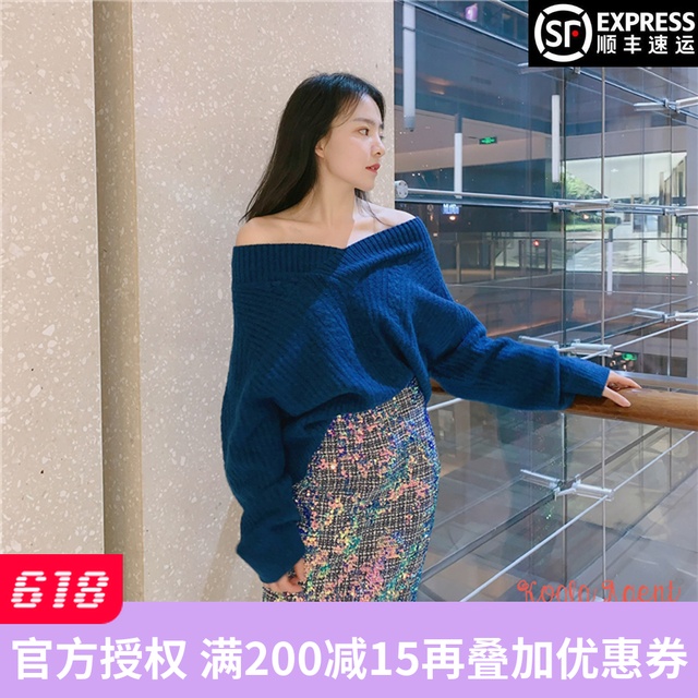 STILL STILL STUDIO 官方授权正品 深蓝色多种穿法羊毛毛衫毛衣在类目 女装/女士精品, 毛衣中 - 来自Buy2taobao.com提供专业的淘宝代购服务