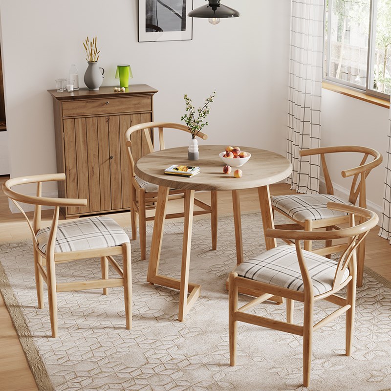 Northern Europe style table round table household Small apartment dining table and chair combination Modern minimalist Negotiate circular Table chairin the Residential furniture , Tables , Dining table category - from Buy2taobao.com to provide professional Taobao agent buy service