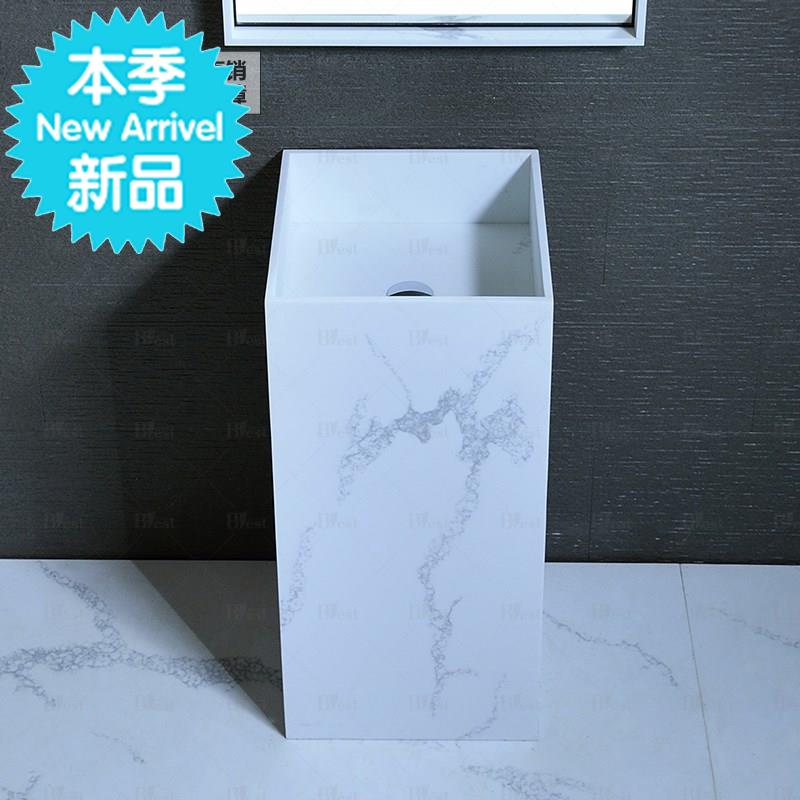 新品上市人造石洗手盆柱盆立柱盆大理石纹洗手盆鱼#肚白定制洗手|ruв категории награду материалов, туалетные принадлежности, умывальник, колонка бассейна - от Buy2taobao.com для оказания профессиональной услуги покупки агента Taobao