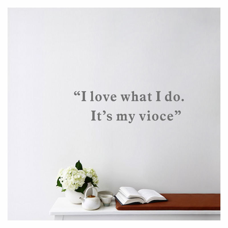 I love what i do ins Wall stickers Written words Explosive money bedroom live broadcast Background wall Paste paintingin the Home accessories , Decorative painting , Painting category - from Buy2taobao.com to provide professional Taobao agent buy service
