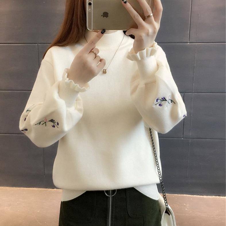 秋款常规时髦流行复古风毛衣女卡通秋冬季内搭高中生大气韩式纯白|msdalam kategori Butik wanita / wanita, sweater - dari Buy2taobao.com untuk memberikan perkhidmatan ejen Taobao profesional membeli