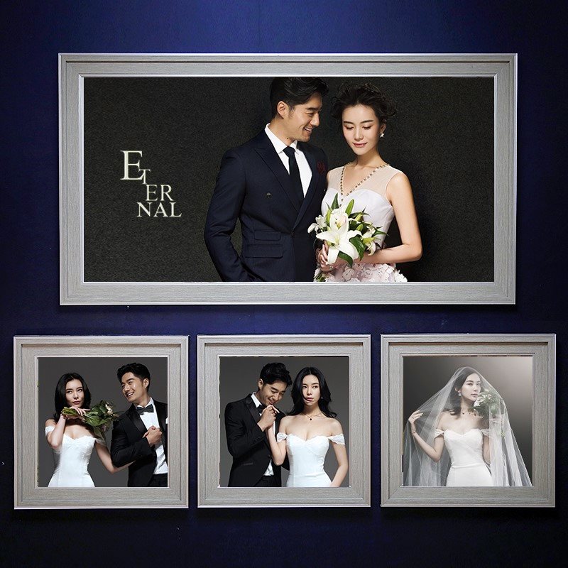 。2019客廳相框婚紗照放大挂牆相片複古灰色組合套裝臥室洗影樓36在類目 家居飾品, 相框/畫框中 - 來自Buy2taobao.com提供專業的淘寶代購服務