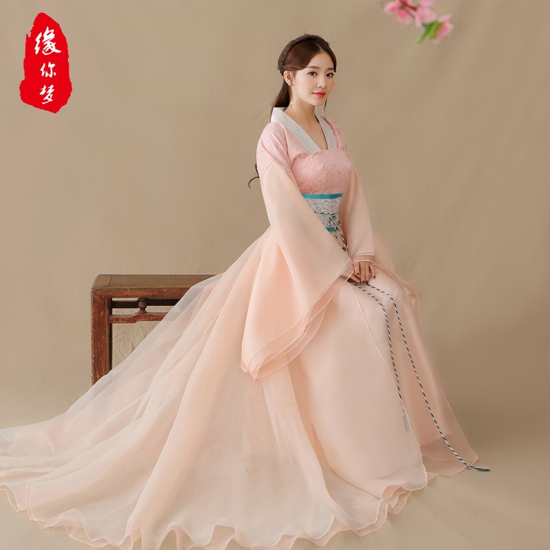 古裝服裝仙女飄逸廣袖舞台裝古筝舞蹈演出服改良漢服女拖尾襦裙秋在類目 女裝/女士精品, 唐裝/民族服裝/舞臺服裝, 民族服裝/舞臺裝中 - 來自Buy2taobao.com提供專業的淘寶代購服務