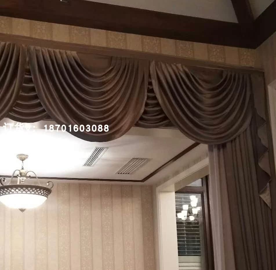 定做别墅豪宅窗帘厂家轻奢风格上门设计做效果图确认定制安装高端|ruв категории Домашний быт, обивка сочетаться костюм - от Buy2taobao.com для оказания профессиональной услуги покупки агента Taobao
