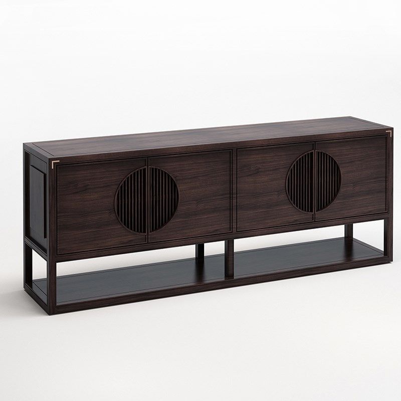 New Chinese style solid wood TV cabinet modern Chinese style Ash a living room Ground Cabinet 2 Storage Curio Buddhist mood furniturein the Residential furniture , Cabinet , TV cabinet category - from Buy2taobao.com to provide professional Taobao agent buy service