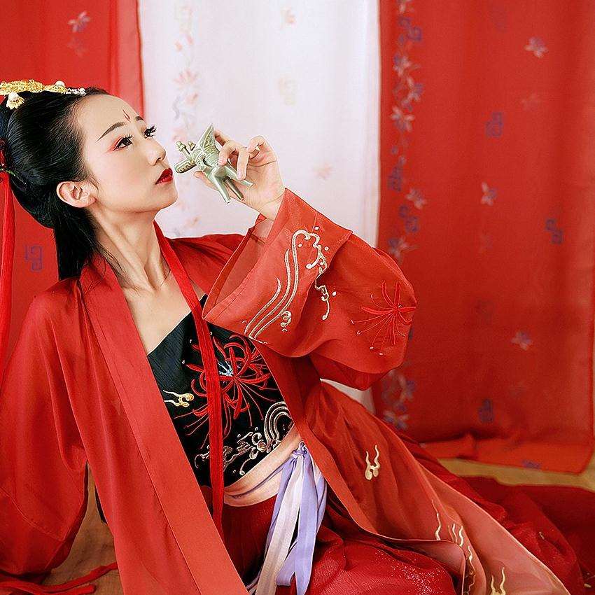 改良古装服装汉服广袖流仙服仙女清新淡雅对襟齐胸襦裙舞蹈中国风|msdalam kategori Butik wanita / wanita, pakaian/pakaian kebangsaan/peringkat pakaian, pakaian kebangsaan/pakaian - dari Buy2taobao.com untuk memberikan perkhidmatan ejen Taobao profesional membeli