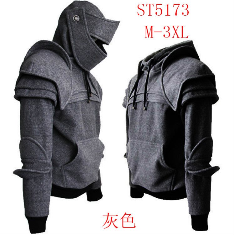 Men's Elbow Drawstring Mask Knight Sweater Men|msdalam kategori adat peribadi/Design Services/DIY, beg pakaian adat, Pakaian adat, pakaian adat etnik - dari Buy2taobao.com untuk memberikan perkhidmatan ejen Taobao profesional membeli