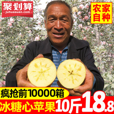 山西冰糖心苹果10斤批新鲜水果当季应季红富士丑苹果整箱现季一箱