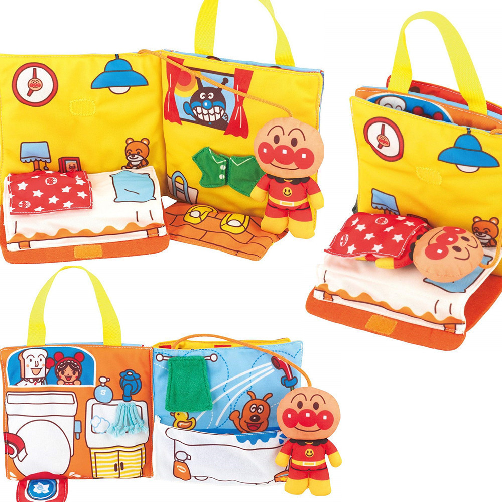 goods in stock Japan Imported Anpanman baby baby Cloth Appease Scene cognition Early education books Cloth book Puzzlein the Toy/Childs/Puzzle/Building block/Model , Other Toys category - from Buy2taobao.com to provide professional Taobao agent buy service