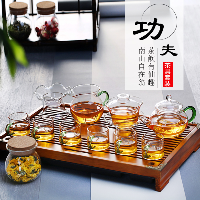 是套装耐热茶具套装整茶壶简约办公室泡茶器 功夫茶具梵师纯玻璃|msdalam kategori pinggan mangkuk, set teh, Kung Fu teh - dari Buy2taobao.com untuk memberikan perkhidmatan ejen Taobao profesional membeli