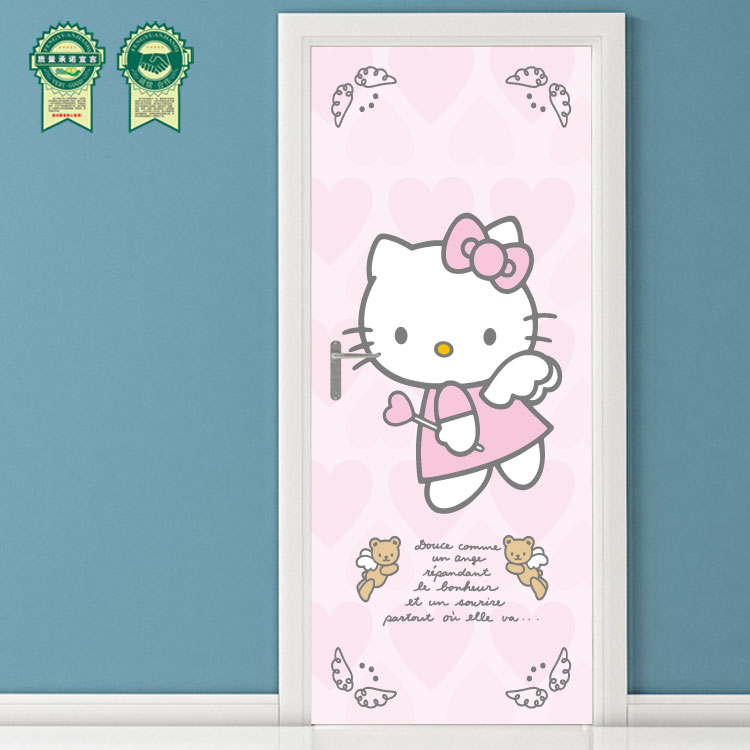 children Room door bedroom transparent Film Cartoon Stickers decorate Occlusion Sticker Wooden doors autohesion Stickersin the Home accessories , Stickers , Wall Stickers category - from Buy2taobao.com to provide professional Taobao agent buy service