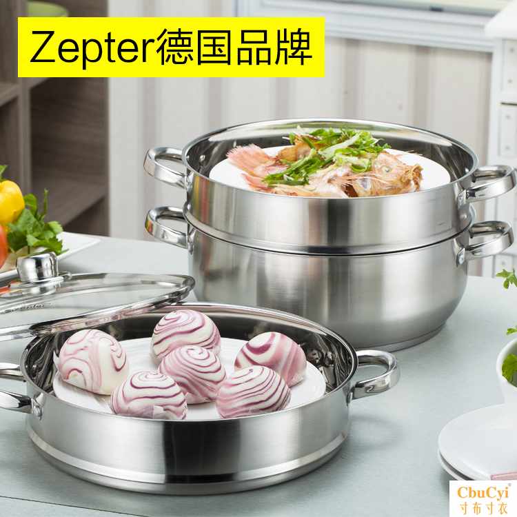 大蒸锅304不锈钢蒸锅汤锅火锅加厚复底家用锅具1/2/3/二|ruв категории кухня/посуда, посуда, горшок/горшок/чайник, пароход - от Buy2taobao.com для оказания профессиональной услуги покупки агента Taobao