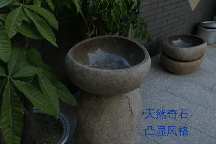 天然鹅卵石儿童立柱盆台落地式洗脸台洗手盆石头洗面盆户外一体阳|msdalam kategori keluarga memasang ibu, kelengkapan peribadi, sinki, kekaki - dari Buy2taobao.com untuk memberikan perkhidmatan ejen Taobao profesional membeli