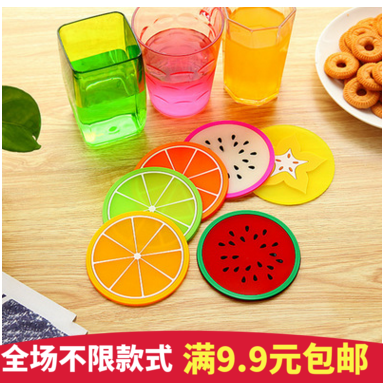 full lovely Mini fruit modelling heat insulation non-slip silica gel Cup mat Fruit shape Cup matin the Family/Personal Cleaning Tools , Sanitary appliances/Bathroom accessories , Cup holders category - from Buy2taobao.com to provide professional Taobao agent buy service