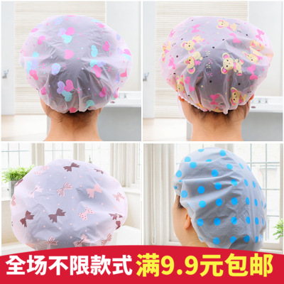 adult Waterproof shower cap Female models Cartoon Bathing cap kitchen cook Lampblack Hat take a shower Headgear girl student childrenin the Family/Personal Cleaning Tools , Personal care cleaning appliances , Shower cap category - from Buy2taobao.com to provide professional Taobao agent buy service